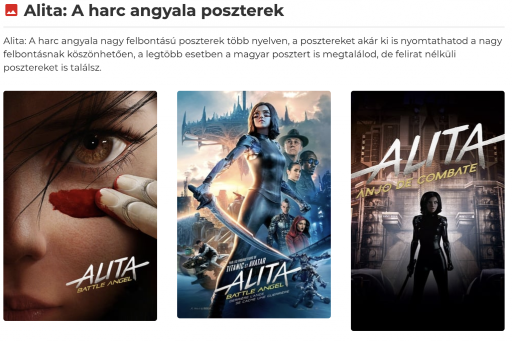 Film poszterek